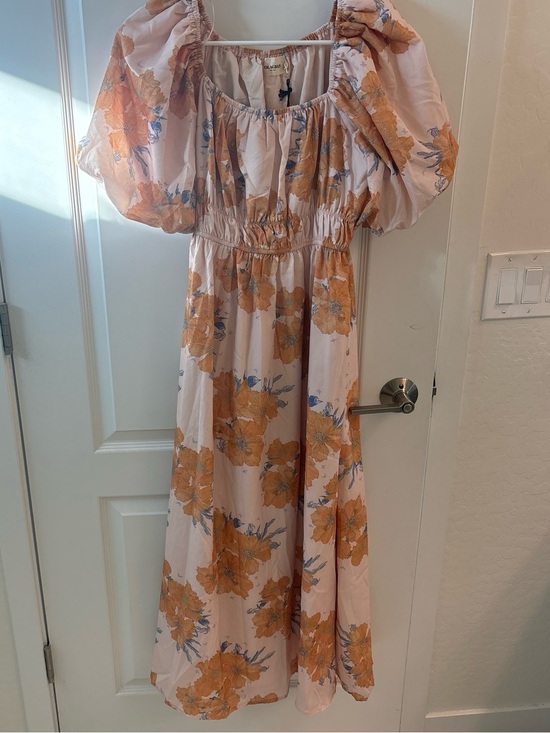 Polagram Dresses & Skirts - Women’s Puff-Sleeve Floral Maxi Dress